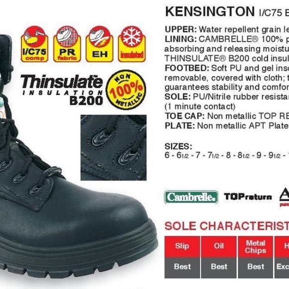 New Mens Cofra kensington black safety boot W wide main image 5